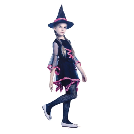 Disfraz de bruja con gorro Disfraz de bruja con gorro