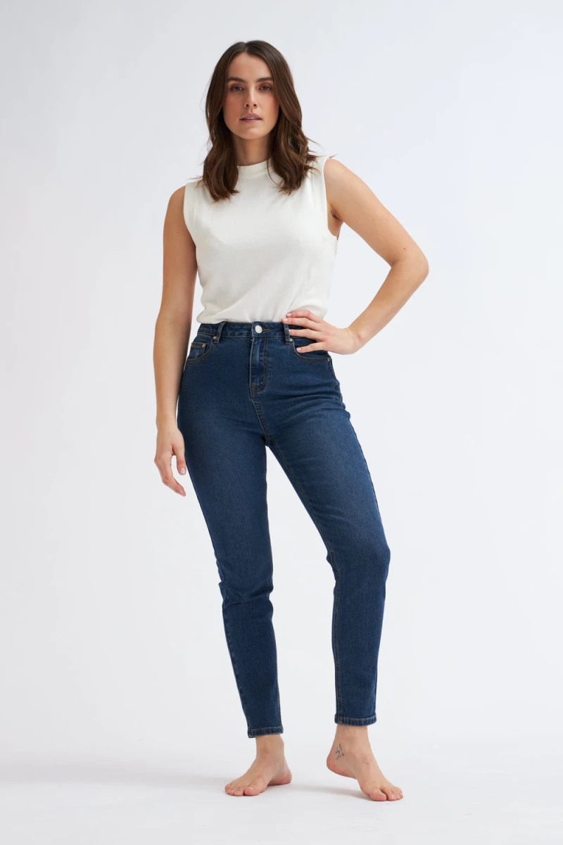 Pantalón de jean skinny - Azul Medio 