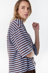 Tshirt Rowan Chocolate/Celeste