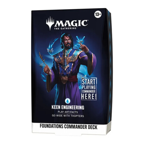 Magic Foundations Commander Deck - Keen Engineering Magic Foundations Commander Deck - Keen Engineering