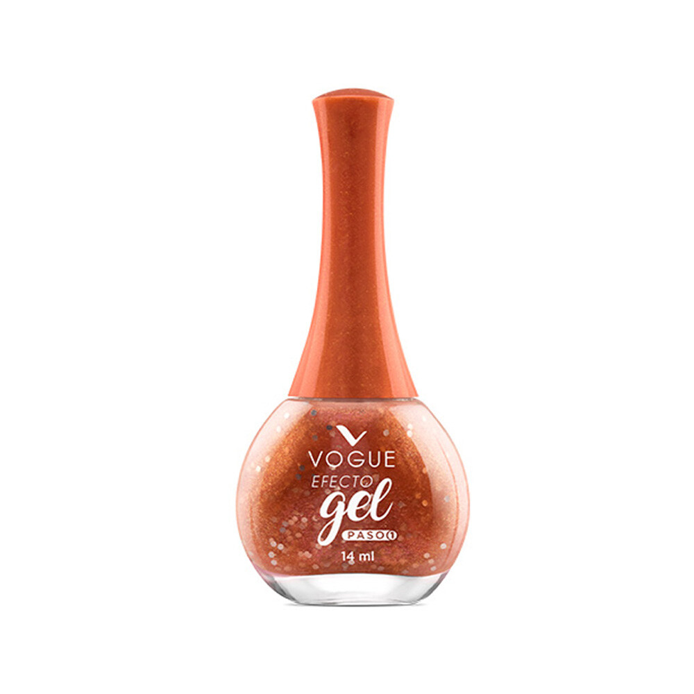 VOGUE ESMALTE EFECTO GEL BRILLO DESTELLO única