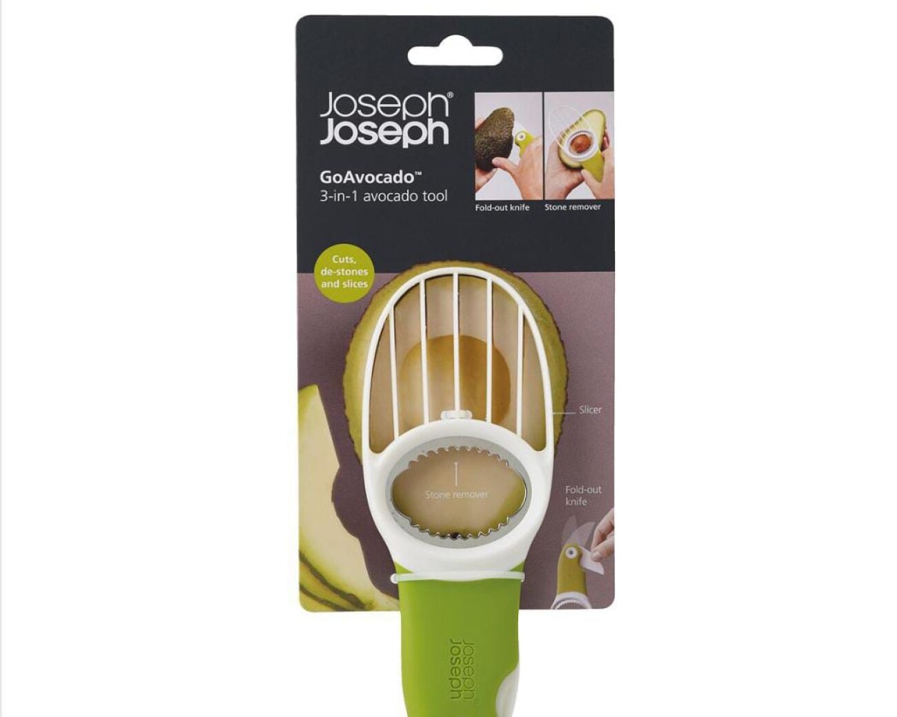 Utensilio 3 en 1 para palta GoAvocado Joseph Joseph - Preventa Utensilio 3 en 1 para palta GoAvocado Joseph Joseph - Preventa