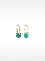 Aros Con Piedra azul
