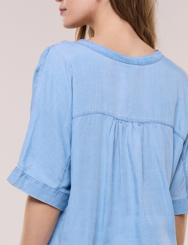 Blusa Lyocell Botones JEAN
