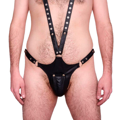 Body Hombre con Broches Desmontable Negro Body Hombre con Broches Desmontable Negro