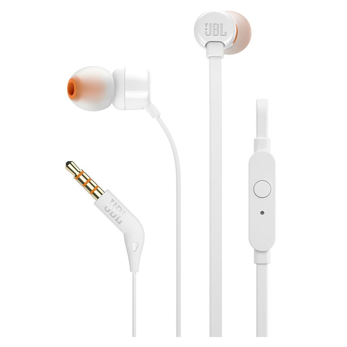 Auriculares Jbl T110 - AURICULAR JBL T110 BLANCO 