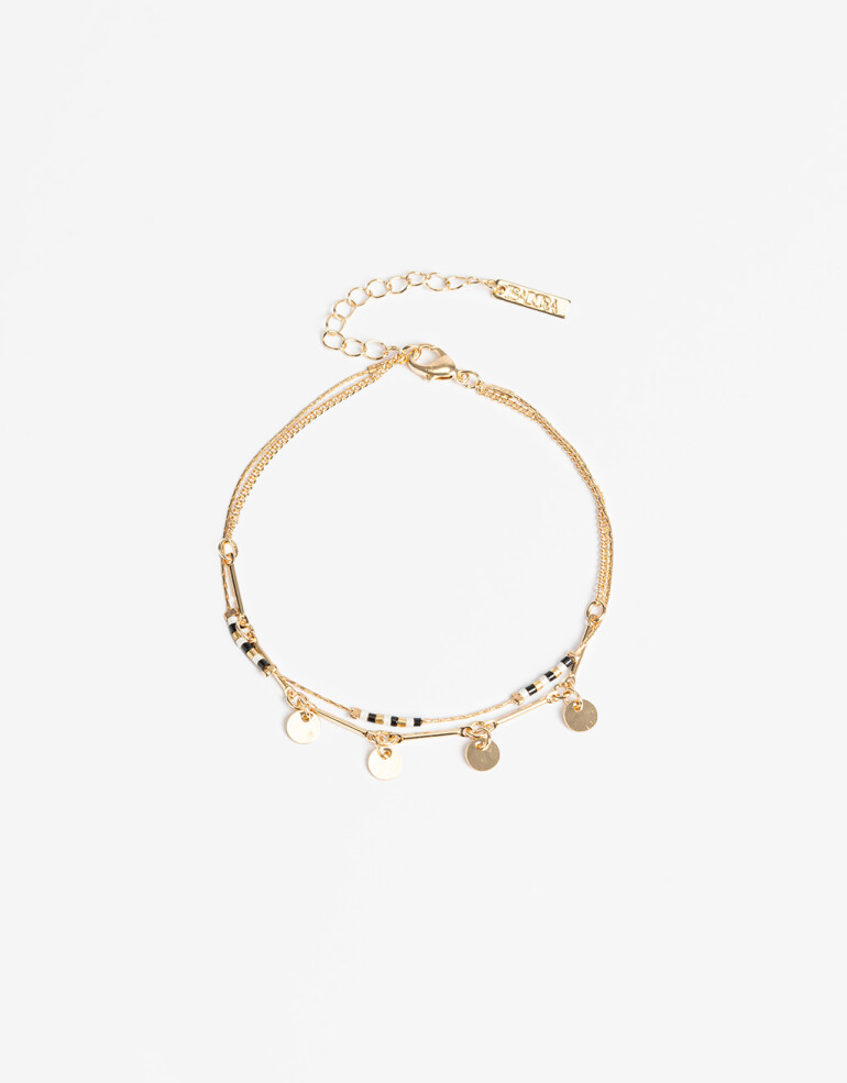 Tobilleras Color Tobillera Con Dijes - Combinacion Multicolor