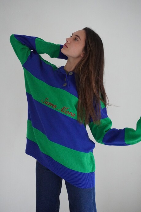 Heritage Sweater Azul / Verde