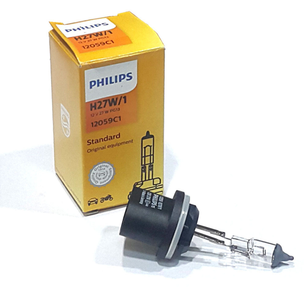 LAMPARA - HALOGENA H27W/1 12V 27W PG13 = 880 = 02027 PHILIPS 