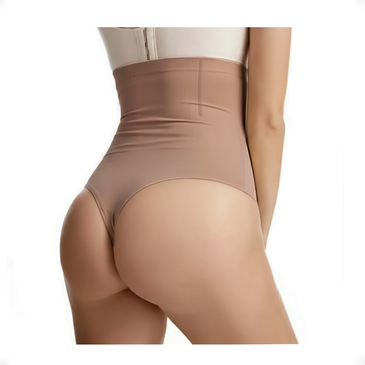 Faja Modeladora Reductora Colaless de Tiro alto Sin Broche - Beige 