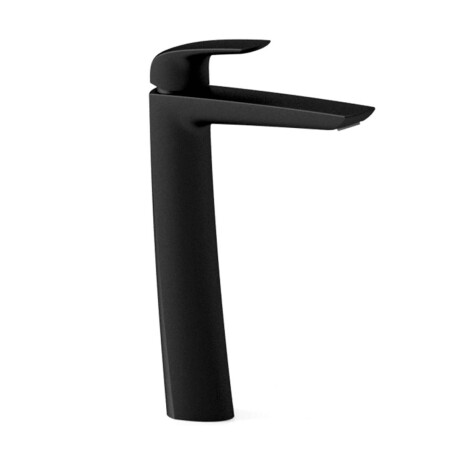 Griferia De Lavatorio Alto Linea Epuyen Fv Monocomando Negro Sin Desague NEGRO