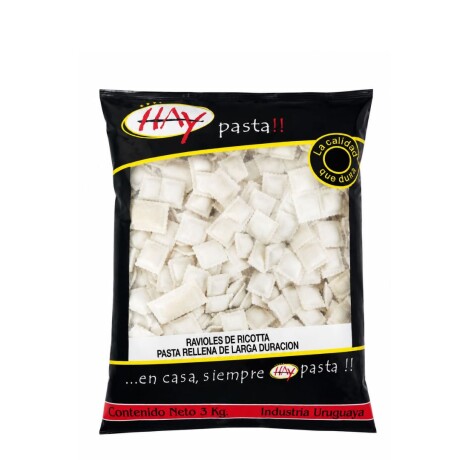 RAVIOLES DE RICOTTA 3KG HAY PASTA!! RAVIOLES DE RICOTTA 3KG HAY PASTA!!