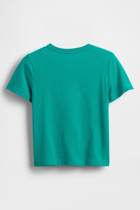 Remera Logo Gap Toddler Niño Green Mirage