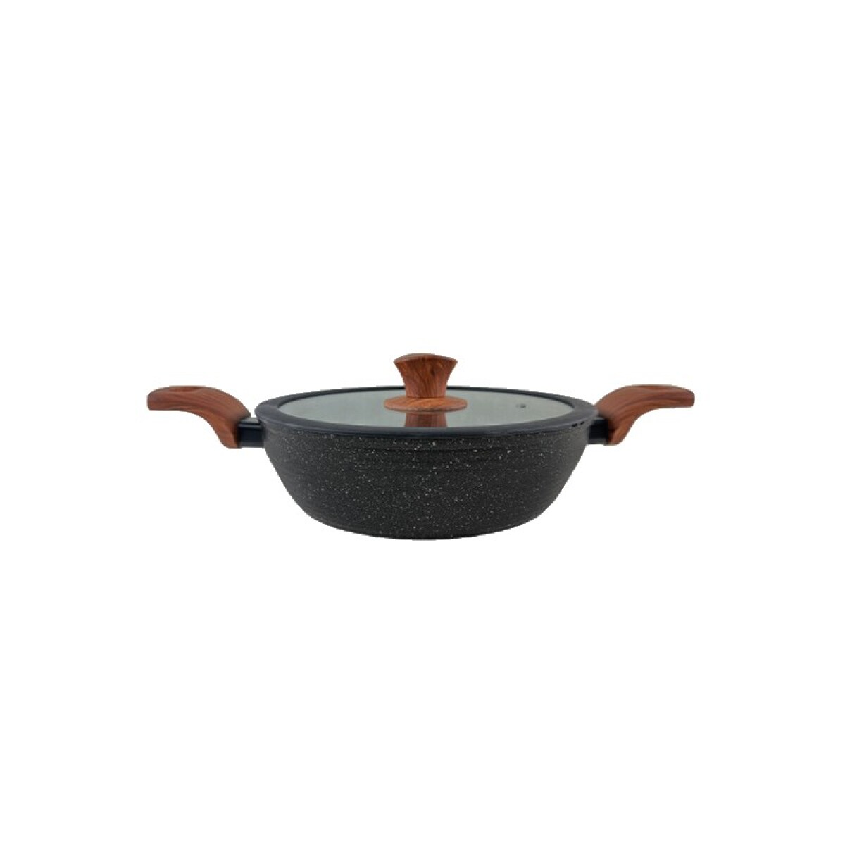 GUISERA CUORI 24 cm CON TAPA MODELO PRETO 