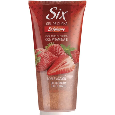 GEL DE DUCHA SIX EXFOLIANTE 195 ML FRUTILLA GEL DE DUCHA SIX EXFOLIANTE 195 ML FRUTILLA