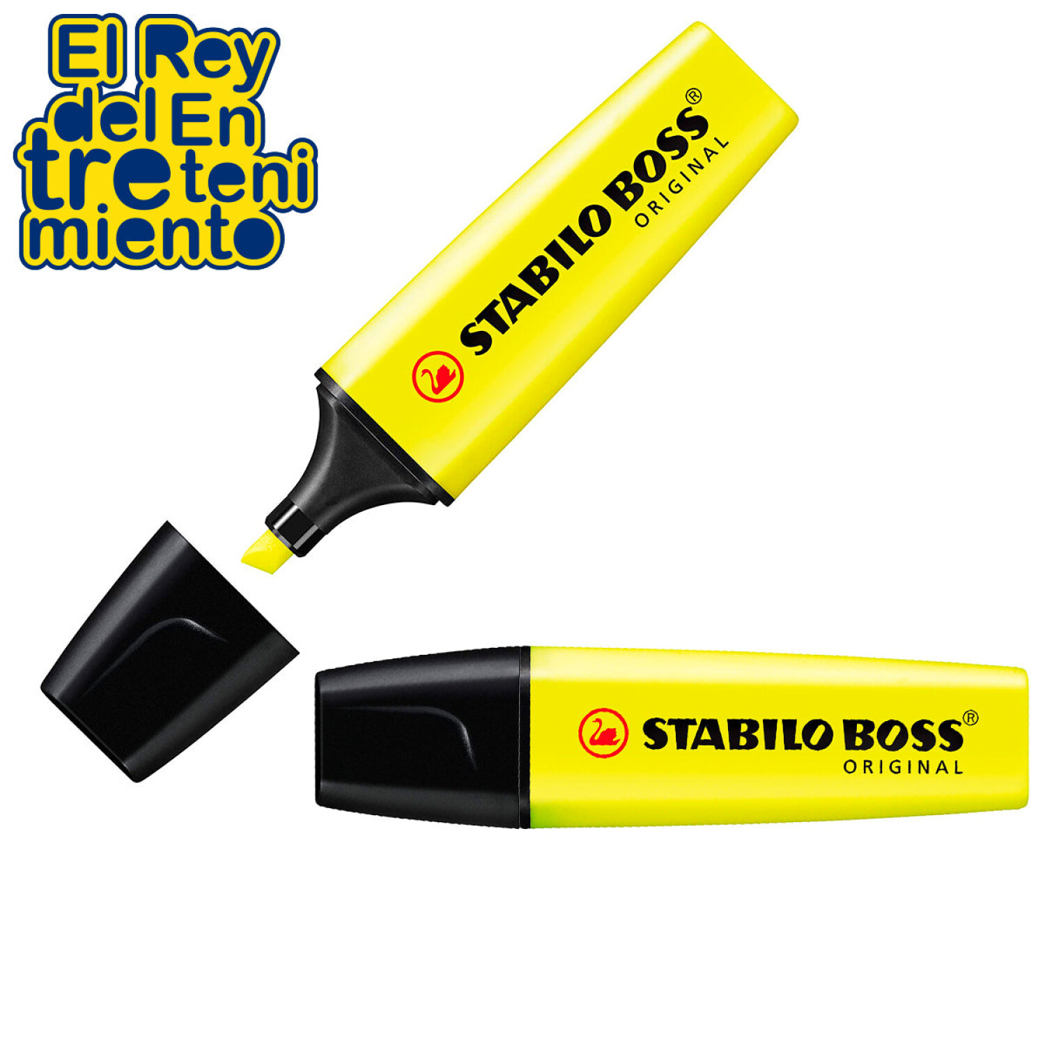 Subrayador Stabilo Boss amarillo - Blister de 4 en