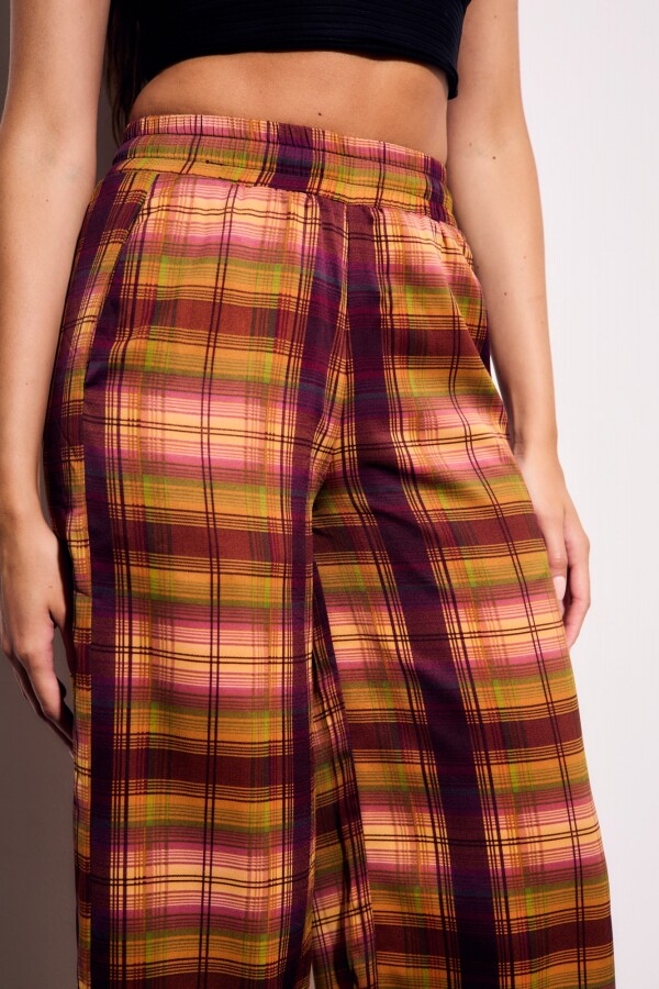 Pantalon Cuadros Multi