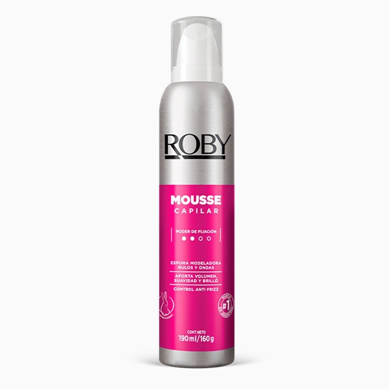 Mousse Capilar Roby 190 Ml. Mousse Capilar Roby 190 Ml.