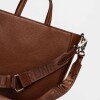 Shopper The Circle En Cuero Graneado Tabaco