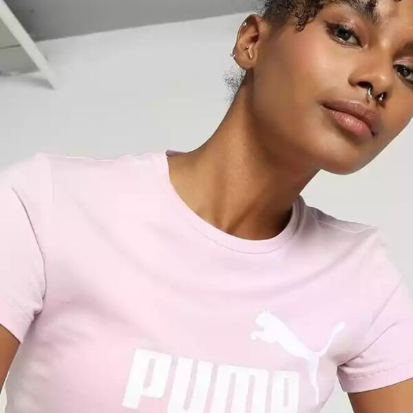 ESS LOGO TEE - PUMA ROSA