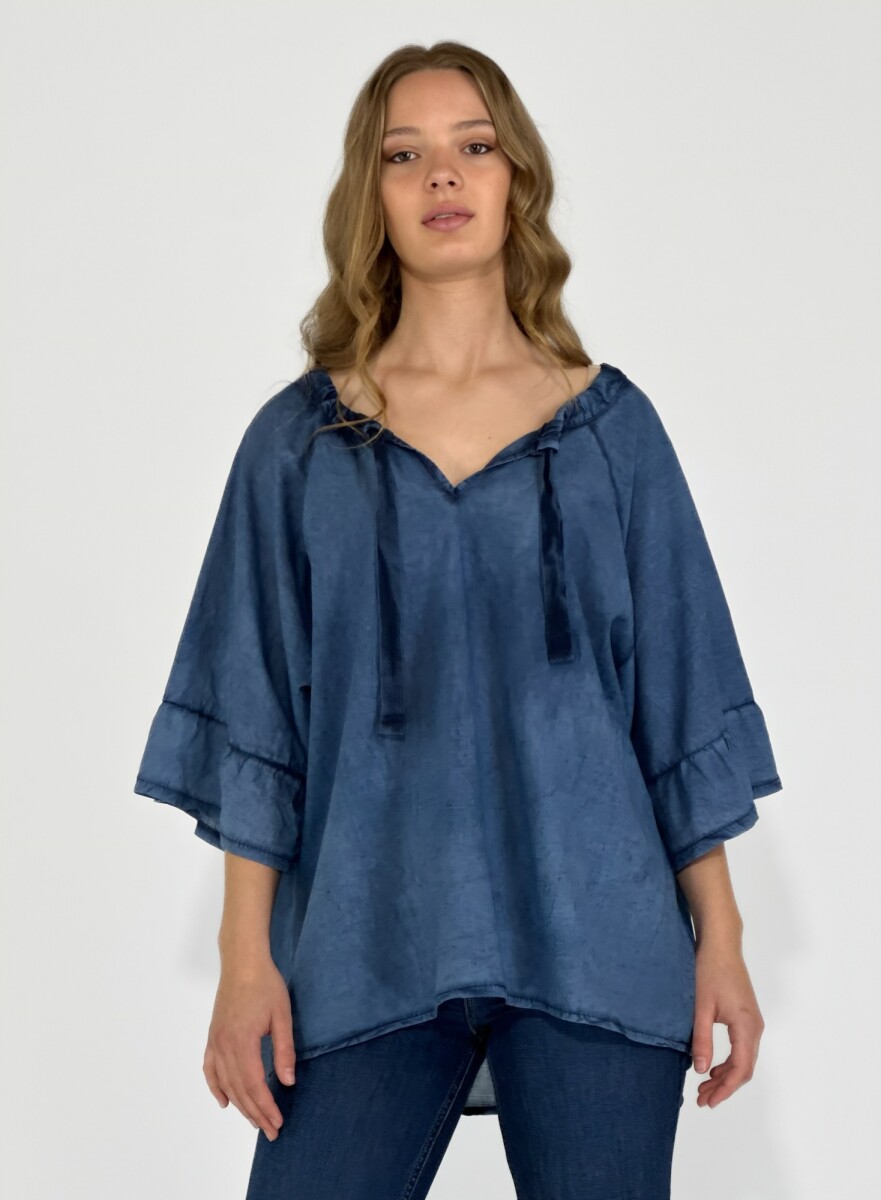 BLUSA BRERA - AZUL 