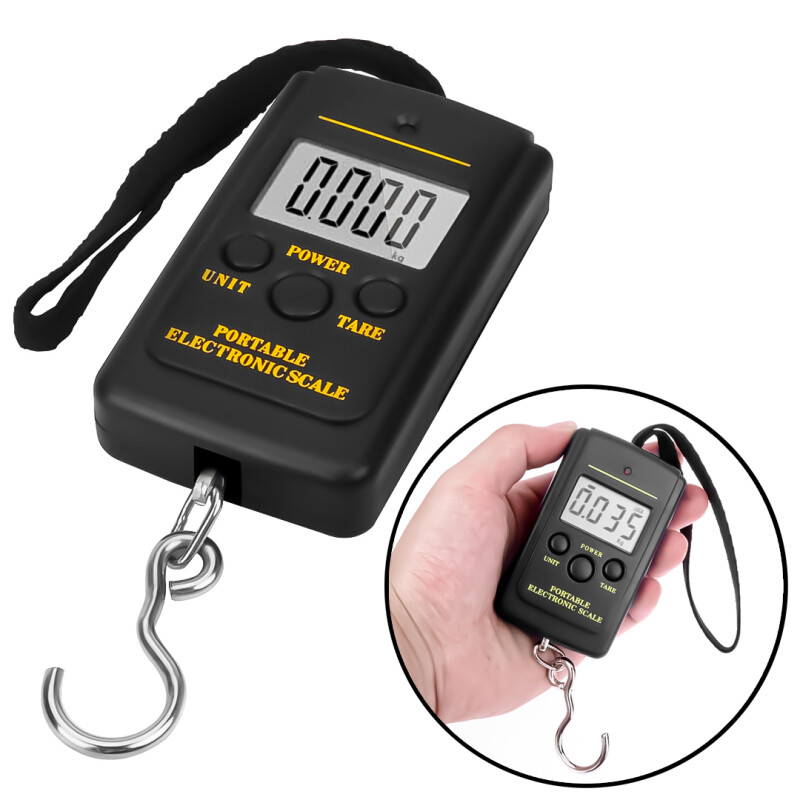 Balanza Digital Portátil Para Equipaje y Valijas de Viajes y Pesca hasta 40KG Balanza Digital Portátil Para Equipaje y Valijas de Viajes y Pesca hasta 40KG