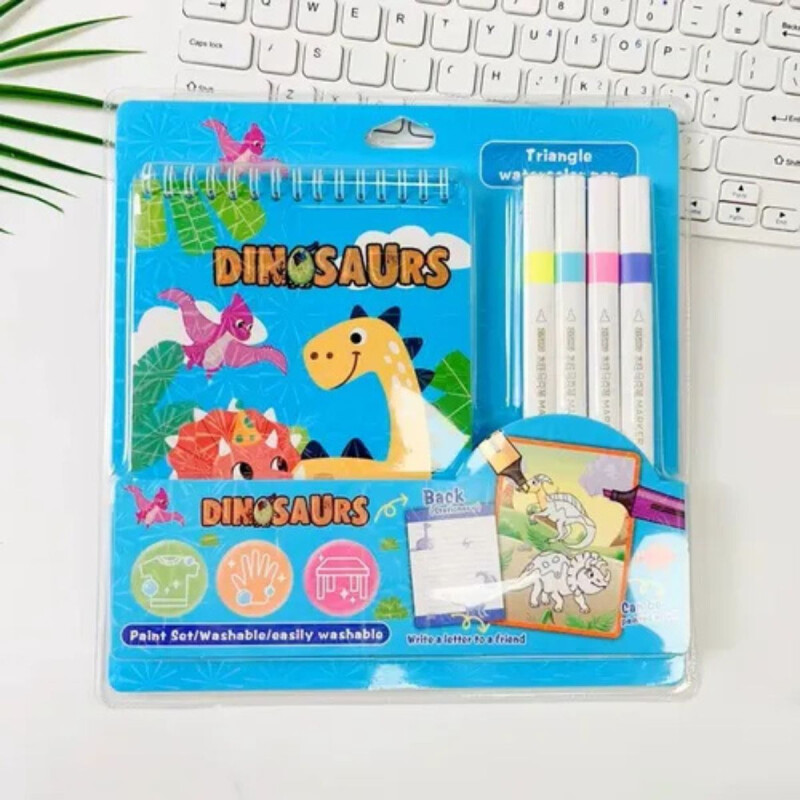 Libro para Dibujar con Marcadores Dinosaurio
