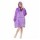 Buzo Canguro Oversize Manta Polar Afelpada Corderito Capucha Violeta