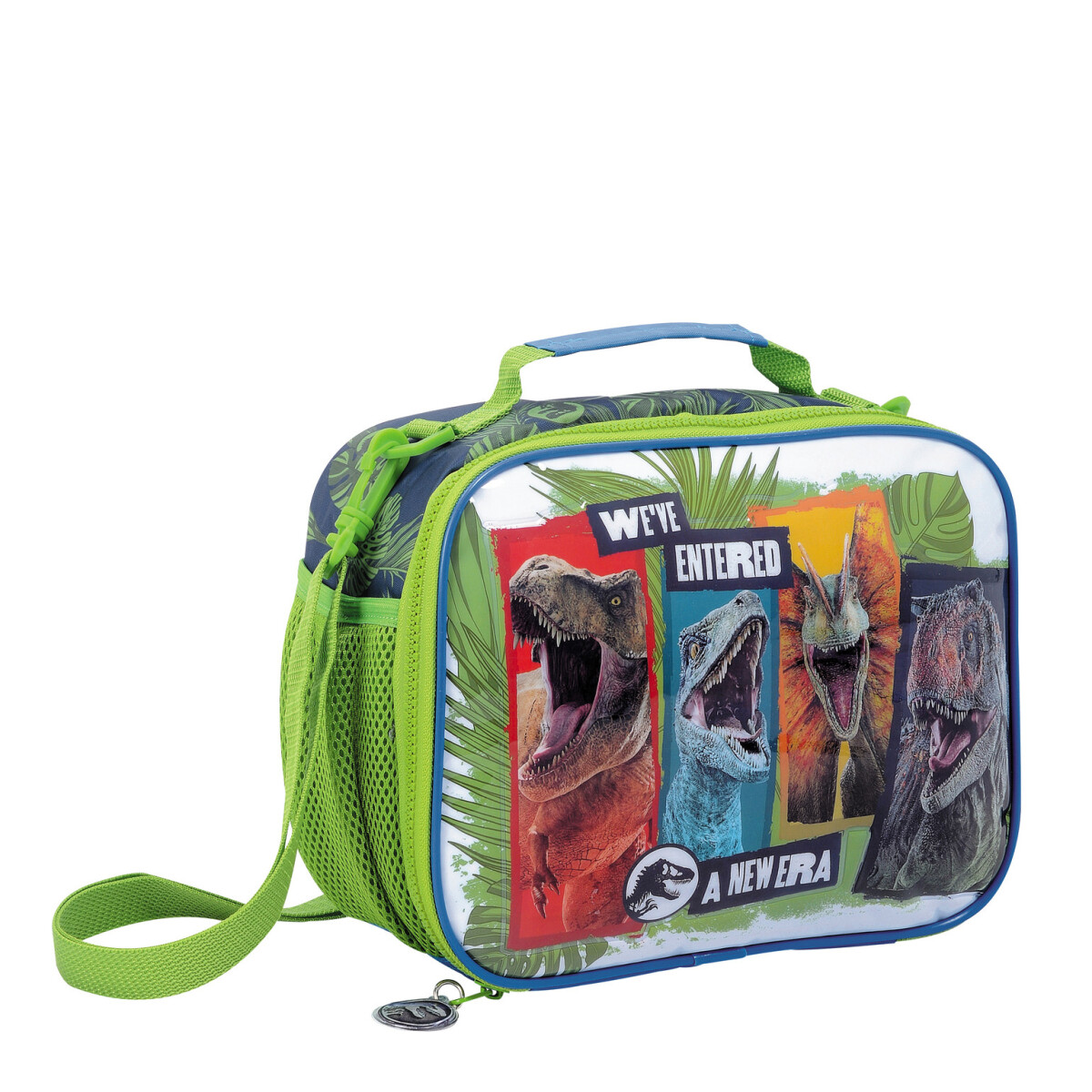 Bolso Jurassic Park Mini Lunchera Jurassic World - Azul - Verde 