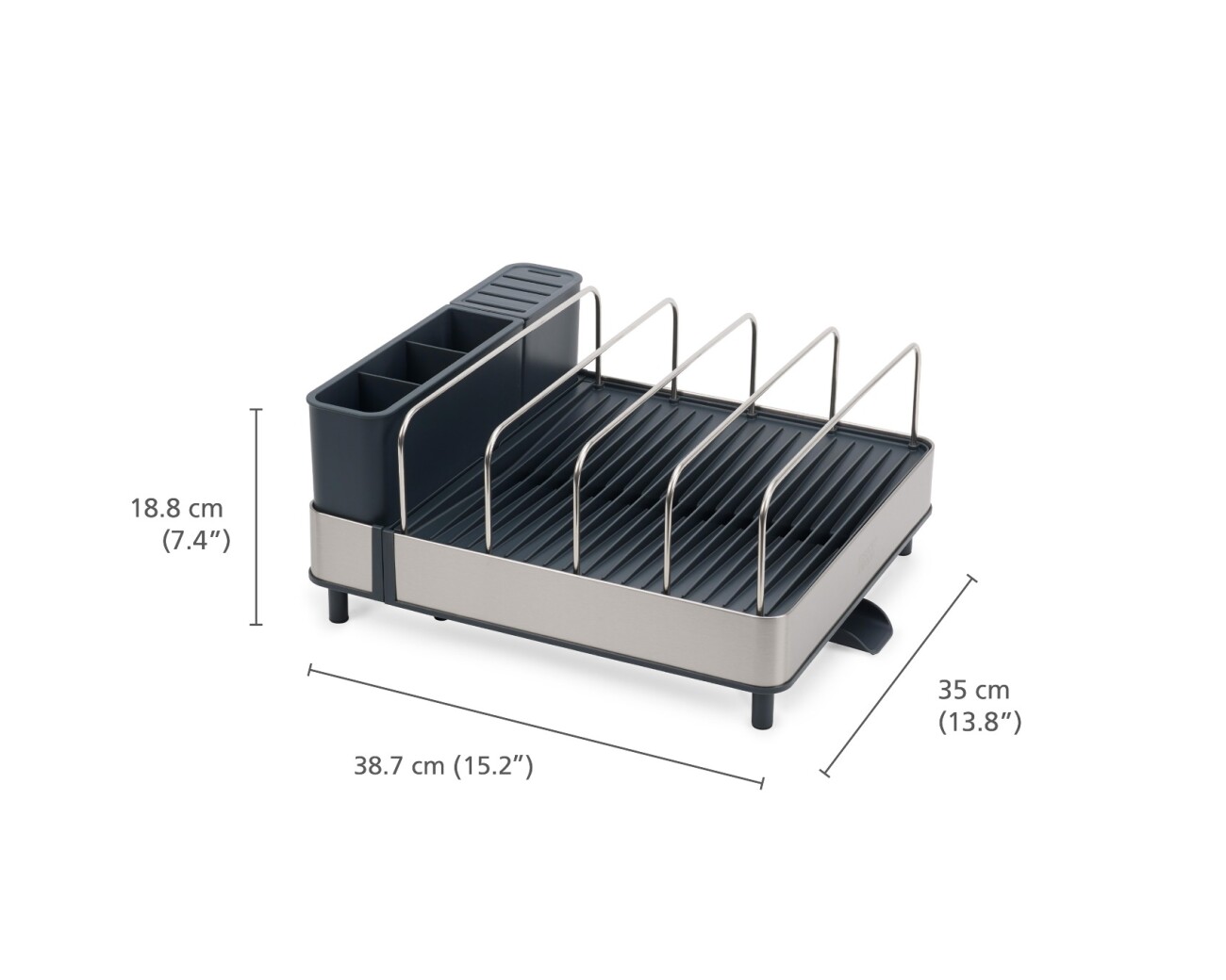 Escurridor de Platos Extensible Grande Joseph Joseph Extend™ Max Acero Inoxidable - PREVENTA Escurridor de Platos Extensible Grande Joseph Joseph Extend™ Max Acero Inoxidable - PREVENTA
