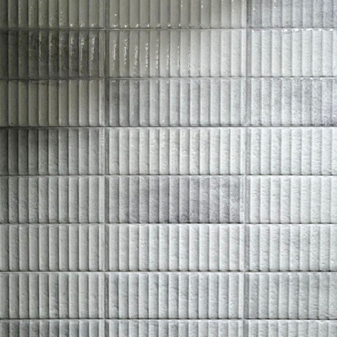 REVESTIMIENTO BLANCO DESTONIFICADO BRILLO RELIEVE 30X90Cm PARED BLANCO