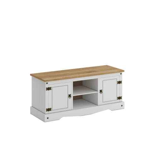 Rack 2 puertas 1 Estante - 160cm - Linea Mexicana Blanco