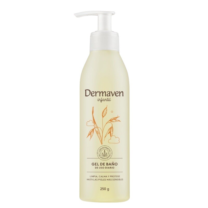 Gel De Baño Bebés Y Niños Dermaven 250 Grs. Gel De Baño Bebés Y Niños Dermaven 250 Grs.