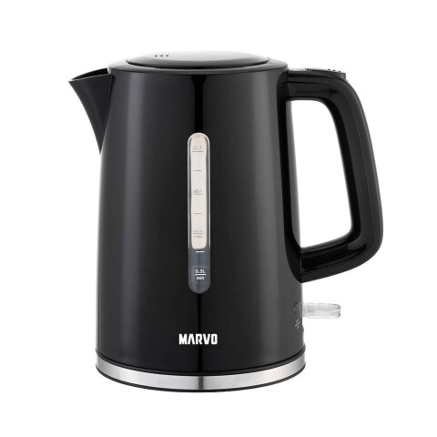 Jarra Electrica Marvo 1.7 Litros Corte Automatico Hervidor Variante Color Negro