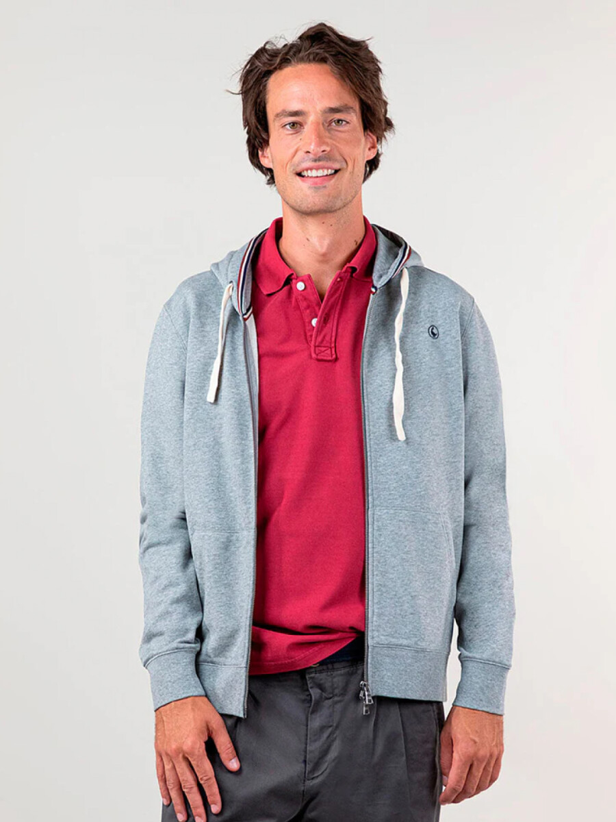 Sudadera Cremallera - Gris 
