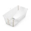 Baño Stokke flexibath set c reposera transparente beige