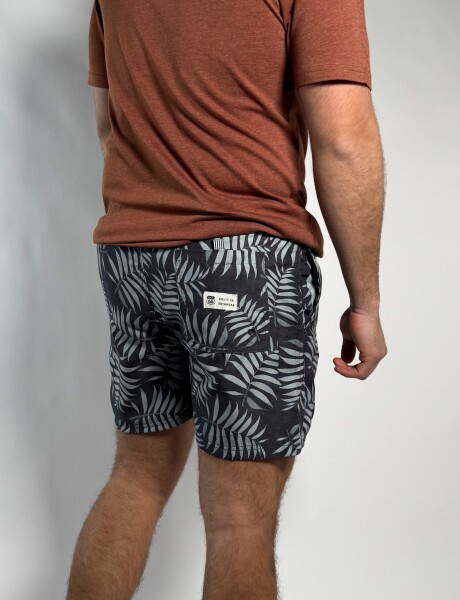 Short de baño estampado Cerati Topo