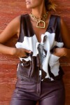 Estribo Chain Bronce