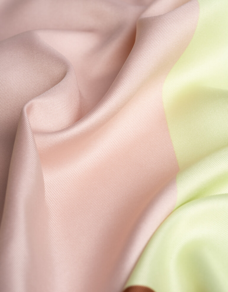 Pañuelos Raso Geométrico Pañuelo Estampado - Combinacion Multicolor