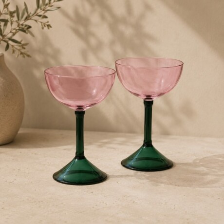 Set De 2 Copas Cocktail Coupe U