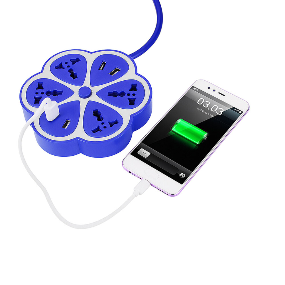 Alargue Flor Con Usb Zapatilla Alargue Flor Con Usb Zapatilla