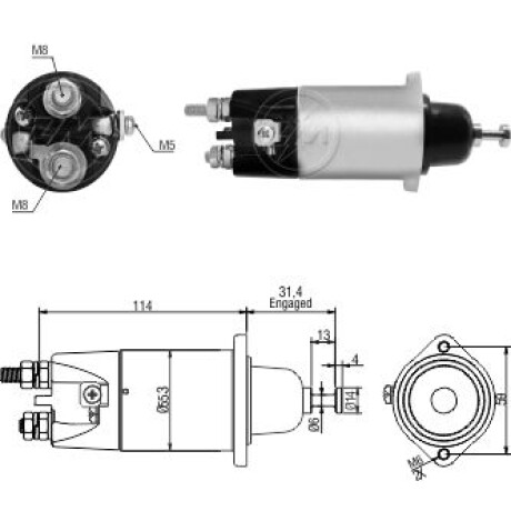 AUTOMATICO DE ARRANQUE MITSUBISHI BUS-CANTER 24V=SS.4585CH ZM AUTOMATICO DE ARRANQUE MITSUBISHI BUS-CANTER 24V=SS.4585CH ZM