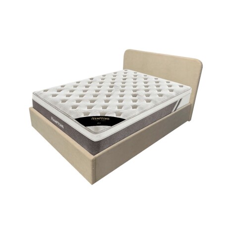Sommier Baul 2 Plazas Hybrid THM Gold Con Respaldo Sommier Baul 2 Plazas Hybrid THM Gold Con Respaldo