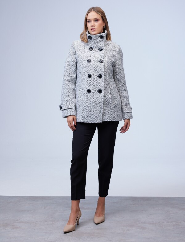 Tapado Lana BLANCO/NEGRO