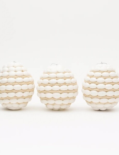 ESFERA RUSTICA C/CORDON GALON 8CM X 3 UNIDADES ESFERA RUSTICA C/CORDON GALON 8CM X 3 UNIDADES