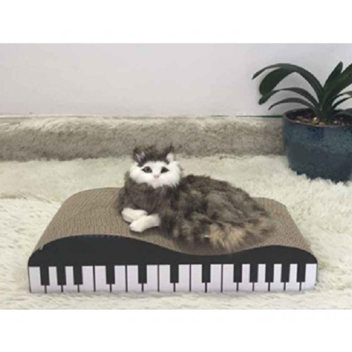 Rascador p/Gatos Cartón Piano 