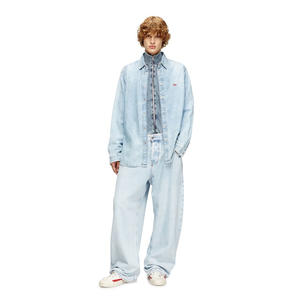 Camisas Urbano Para Hombre D-Simply Shirt Azul claro