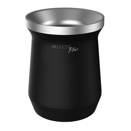 Mate en Acero Inoxidable de Doble Pared 230ml Selecta Negro