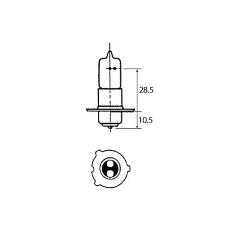 LAMPARA - HALOGENA 12V 35-35W HV P15D 3 PICO MOTO POLY LAMPARA - HALOGENA 12V 35-35W HV P15D 3 PICO MOTO POLY