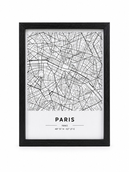 CUADRO PARIS NEGRO